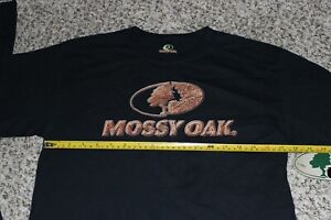 Lot of 3 NEW Boys Youth MOSSY OAK T-Shirts Tees Hunting Black & Brown M or L