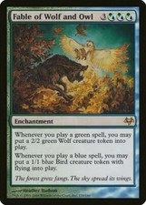 Fable Of Wolf And Owl Eventide MTG Magic: the Gathering Card Game CCG LP 