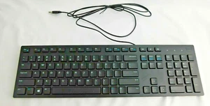 Dell KB216 Slim Multimedia USB Keyboard - Black - Picture 1 of 7