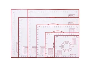 60x60cm Silikon Teigmatte  Backmatte Teigunterlage Ausrollmatte Matte Pizza Back - Bild 1 von 10