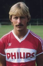 Jurrie Koolhof During The Team Presentation At Eindhoven 1985 OLD FOOTBALL PHOTO
