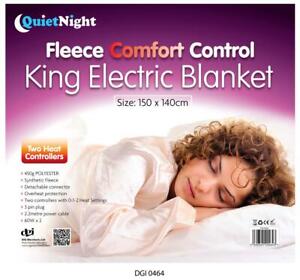 Manta eléctrica sencilla de lujo quietnight Con Controlador & 3 ajustes de calor