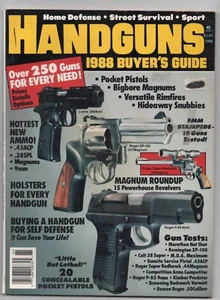 HANDGUNS 88 1988 BUYER'S GUIDE HARRIS PUBLICATIONS MAGAZINE - Imagen 1 de 2