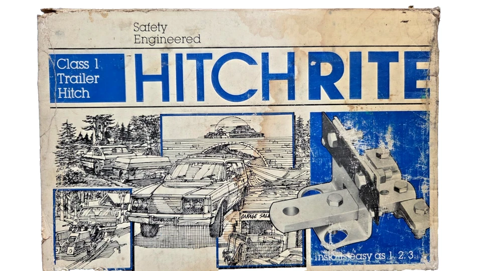 Enganche de remolque Valley HitchRite clase 1 años 70 años 80 AMC Chrysler Ford GM Honda Foto 1 de 4