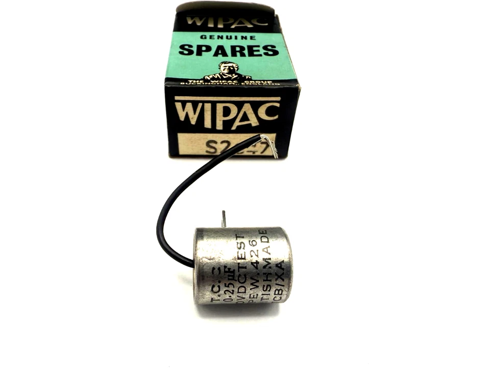 GENUINE WIPAC CONDENSER S2847 NEW OLD STOCK - MADE IN ENGLAND — 第 1/4 张图片