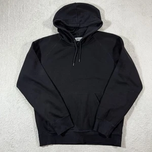 Carhartt Hoodie Men's Medium Black WIP Hooded Chase Sweat Pullover Workwear R1 - Picture 1 of 11