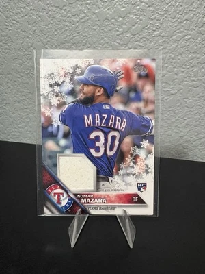 Topps Holiday 2016 - Reliquia Nomar Mazara #R-NM (MEM, RC) Foto 1 de 2