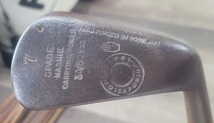 Antique Vintage George Nicoll Indicator Hickory Wood Shaft Golf Club Spade Mashy - Picture 1 of 10