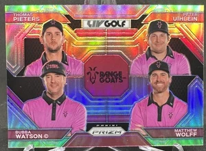 Pieters/Wolff/Uihlein/Watson 2024 Panini Prizm LIV Rangegoats GC Silver Prizm - Imagen 1 de 2