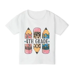 Bright and Fun 4th Grade Toddler T-Shirt, Kids School Shirt, Back to [...] - Picture 1 of 36