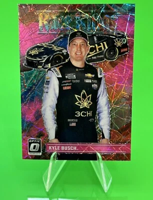 🏁2024 Panini Donruss Racing Race Kings Pink Velocity #198 Kyle Busch 44/79!!🏁 - Image 1 of 4