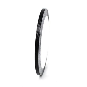 10m Zierstreifen 5mm Carbon Schwarz Auto Motorrad Dekorstreifen Seitenstreifen - Bild 1 von 7