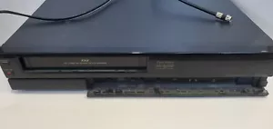 Mitsubishi FX4 Twin Digital VHS VCR HS-U30 sin control remoto hecho en Japón probado - Imagen 1 de 6
