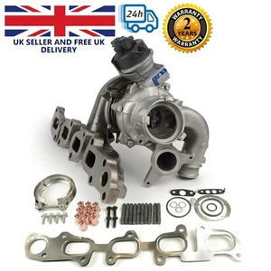 Turbocharger Audi VW Skoda Seat 184/190 BHP 2.0 TDi Turbo 53039700477 + GASKETS - Picture 1 of 15