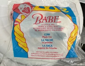 Babe das Schwein Filmkuh McDonalds Happy Meal Spielzeug 1995 #2 Vintage Memorabilia - Bild 1 von 2