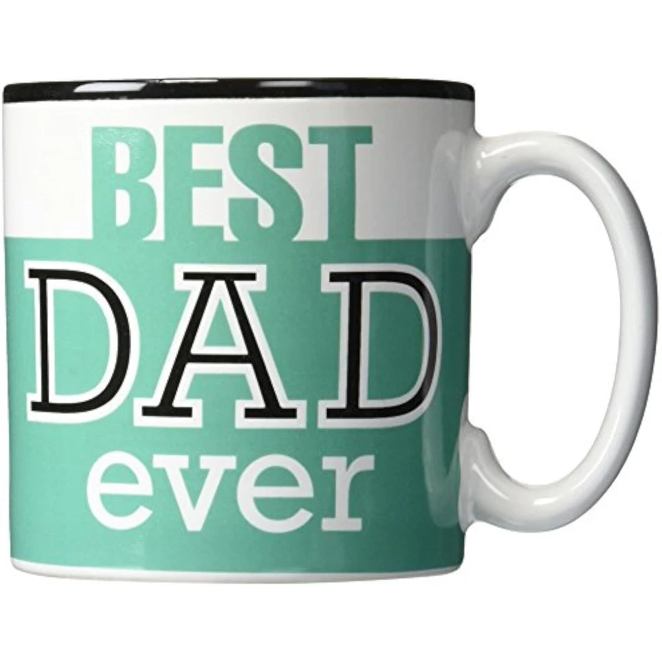 Best Dad Ever 13oz Coffee Mug Great for Fathers Day or Birthday 1 Green