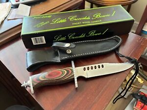 FROST CUTLERY LITTLE CROCODILE BOWIE KNIFE 6-1/2 Inch FIXED BLADE #17-415 JAPAN