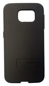 PureGear Slim Shell with Kickstand for Samsung Galaxy S6 - Black - Picture 1 of 7