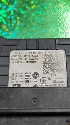 21 22 23 MÓDULO RADAR DELANTERO HYUNDAI ELANTRA 99110 AA000 Foto 1 de 4