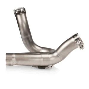Akrapovic Exhaust Stainless Steel De-Cat Link Pipe Ducati DesertX 950 22-24 - Picture 1 of 9
