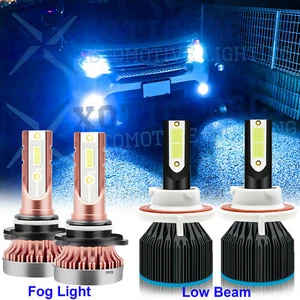 LED Headlights Fog Light Bulbs 8K For Ford Expedition 2007 08 09 10 11 12 13 14 - Foto 1 di 12