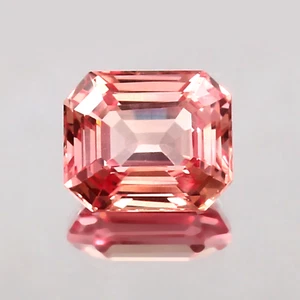 AAA+ Pietra Preziosa Taglio Radiante Naturale Ceylon Padparadscha Zaffiro Sciolto 13x11 MM - Foto 1 di 6