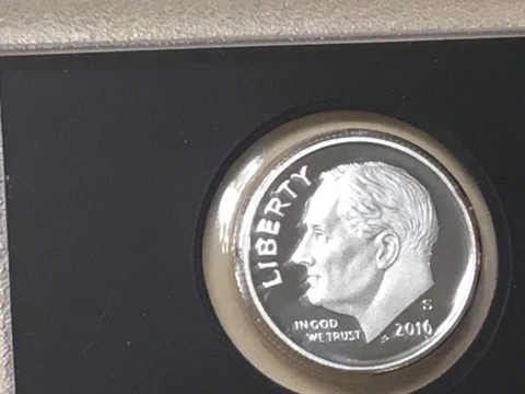 2016 S SILVER GEM PROOF ROOSEVELT DIME FRESH FROM US MINT REALLY NICE HIGH GRADE Cover