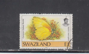 SWAZILAND : 1991-2000 - USED - SCOTT # 611 BUTTERFLIES - Picture 1 of 1