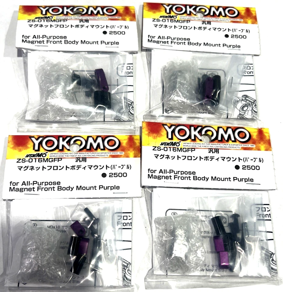 YOKZS-016MGFP Yokomo Front Magnetic Body Mount (Purple)