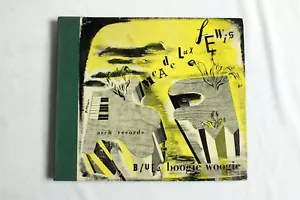Meade Lux Lewis Blues Boogie Woogie Piano Asch Records 3X 78rpm Album - Picture 1 of 13