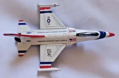 Винтажный литой истребитель ВВС США F16A 4 дюйма хорошее состояние товара - Изображение 1 из 4