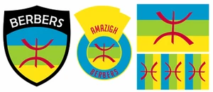 Berber Aufbügler Fahne Transferbügeln T-Shirt Trikot Z. Aufbügeln St. 6B - Bild 1 von 8