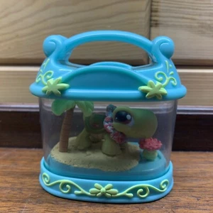 TURTLE with TERRARIUM #8 Littlest Pet Shop PORTABLE PETS LPS 2004 - Complete - Picture 1 of 5