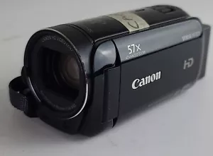 Canon VIXIA HF R70 HD Digital Camcorder 57X Zoom ~ Black ~ Charging Port Issue - Picture 1 of 12