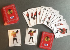 Chicago Blackhawks - Bud Light - Playing Cards + Leather Storage Case (NM)