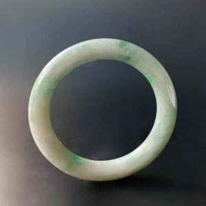 【KATHY JADE】Brazalete Brazalete Esmeralda Floral Jade Jade《55mm》《Grado A》 - Imagen 1 de 3