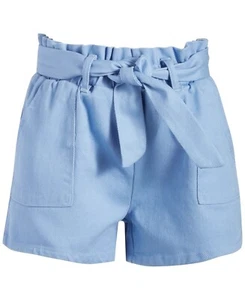 Grayson Threads Kids The Label Tie-Belt Twill Shorts Big Girls XL 16 Blue PullOn - Picture 1 of 17