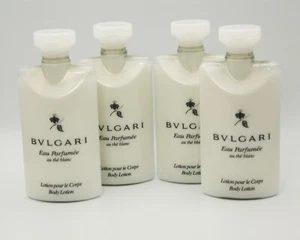 BVLGARI au thé Blanc ( White Tea ) Body Lotion - 2.5 Fl oz / 75mL Pack Of 4 NEW - Picture 1 of 2