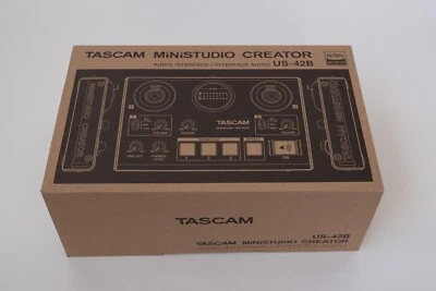Tascam US-42B MiNiSTUDIO Creator USB Audio Interface NIB New Podcast Recording - Image 1 of 2