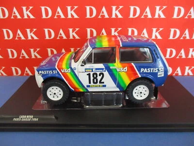 Die cast 1/18 Modellino Auto Lada Niva Rally Paris Dakar 1984 J-P. Jabouille - Immagine 1 di 4