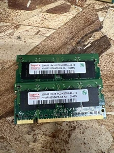 Hynix Ram 256MB x 2 (512) 1Rx16 PC2-4200S Used Pulled From Working Machine - Picture 1 of 2