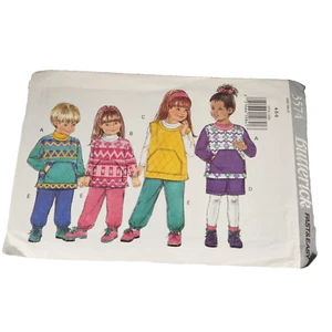 Butterick Pattern 3574 childrens top shorts pants uncut size 4-5-6 - Picture 1 of 2