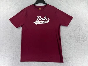 Polo Ralph Lauren Shirt Youth Extra Large Red Athl Div Short Sleeve Cotton Peru - Picture 1 of 15