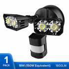 SANSI 18W Outdoor PIR LED Flood Light Motion Sensor Garden Security Lamp 1800lm