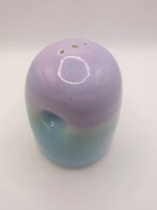 Studio Art Pottery LISA Cheese Shaker Blue Purple Glaze OOAK See Listings For ++ - Picture 1 of 7