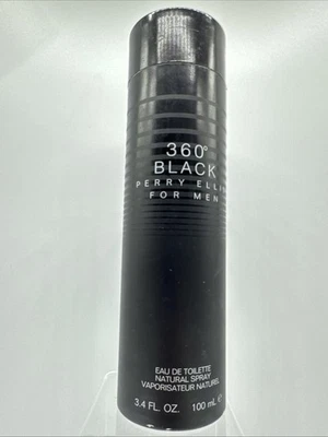 360 Black de Perry Ellis 3,4 OZ eau de parfum colonia spray para hombres nuevo en lata Foto 1 de 4
