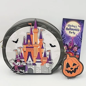 Disney Parks 2025 Mickey Not Scary Halloween Party Loungefly Backpack Crossbody - Picture 1 of 4