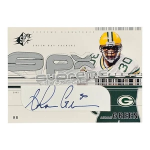 2002 Upper Deck SPX Ahman Green Supreme Signatures Auto #SS-AG - Bild 1 von 3