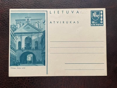 Postal Lituania 1939/1940 Jankauskas Nº55 Foto 1 de 2