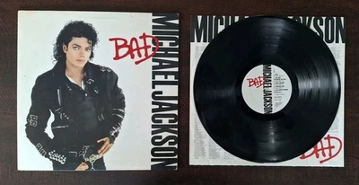Michael Jackson Bad 1987 1st Press LP VG++ Vinyl Epic E 40600 INNER SLEEVE  - Image 1 of 4